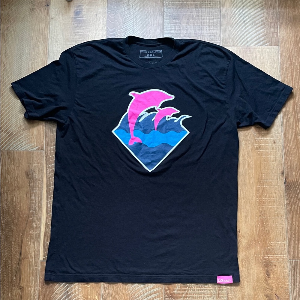 Pink Dolphin + t shirt XXL